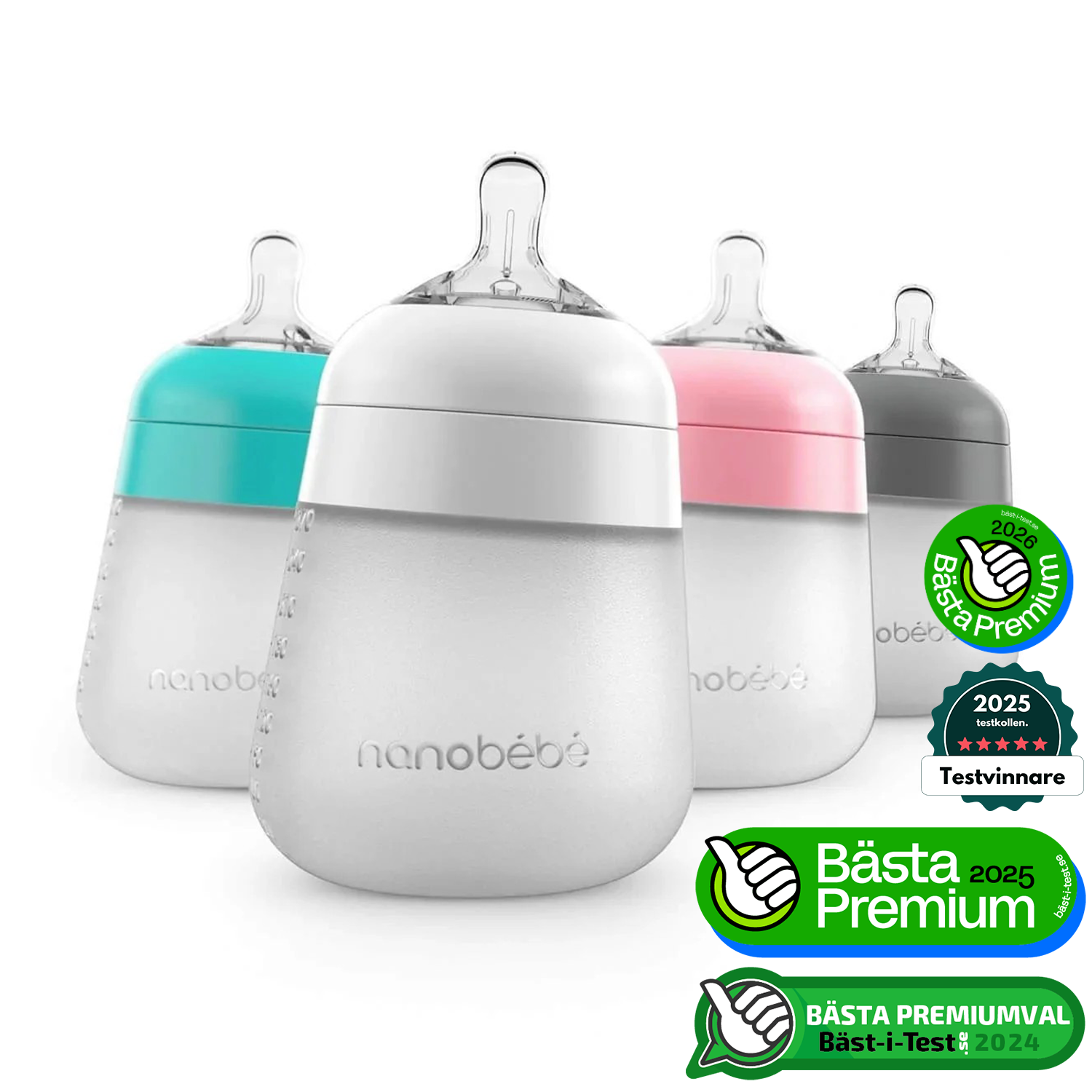nanobebe flexy silikonflaska bäst i test 2026