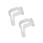 Vita handtag till Nanobébé Flexy™ Silikonflaska – 2-pack greppvänliga handtag