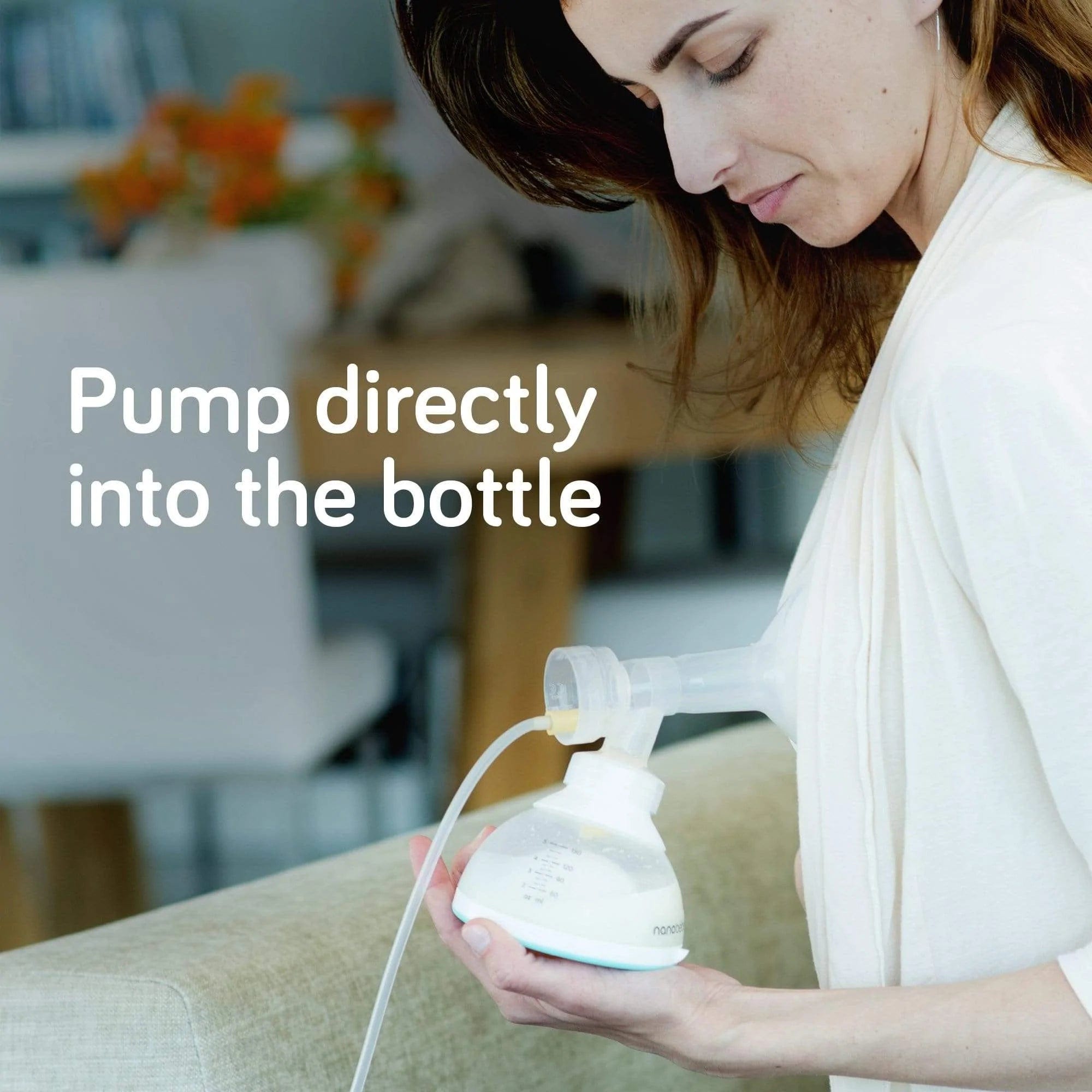 nanobebe bröstmjölksflaska anti-kolik pumpa bröstmjölk